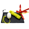 Marine Mooring Anchor Kit Folding Aluminium Steel Dock Anchor and Rope Line