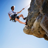 Static Rock Double Braided Polyester Nylon Mountain Climbing Rope Safety Rope