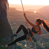 Static Mountain Rock Climbing Rope Double Braided Polyester Nylon Static Safety Climbing Rope