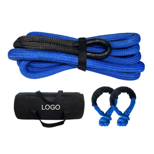 Hot Sale Double Braided Nylon Tow Rope Kinetic Recovery Towing Rope for Emergency Rescue Tools