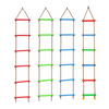 Kids' Outdoor Climbing Rope Ladder Swing with Hanging Strap Play Swing Sets Accessories
