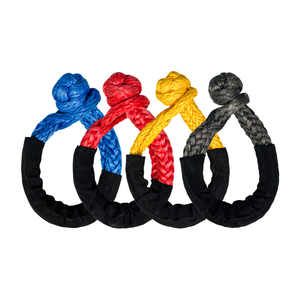 Factory OEM 12 Strand Heavy Duty UHMWPE Soft Shackle Customized for ATV/UTV Emergency Rescue