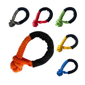 Heavy Duty Factory 12 Strand UHMWPE Soft Shackle Customized for ATV/UTV Pulling Emergency