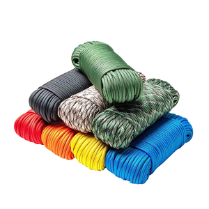 7 Strand Survival Para Cord Polyester Para Chute Cord 550 Lbs Nylon Tent Rope