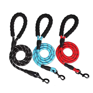 Pet Hand Holding Rope Dog Leash Dog Traction Belt Reflective Nylon Rope for Walking Dog