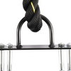 Battle Rop 9 m Gym Exercise Rope Black Nylon 38 mm for Fitness Battle Power Training
