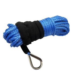 Synthetic 12 Strand Uhmwpe Winch Rope with Protective Sleeve