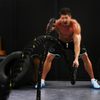 Battle Rop 9 m Gym Exercise Rope Black Nylon 38 mm for Fitness Battle Power Training