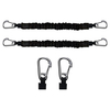 Stretchable Mooring Rope PWC Bungee Dock Line with Foam Float and 316 Stainless Steel Clip for Rubber Boats, Kayaks Boats