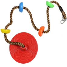 Outdoor Hanging Kids' Climbing Swing with Tree Straps