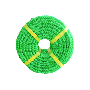 High Strength 3 Strand Twisted PP Packing Rope Plastic Braided Polypropylene Rope
