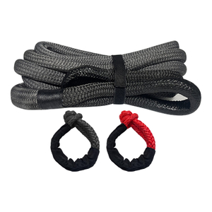 High Quality Factory Double Nylon Towing ATV UTV Rope Kinetic Tow Rope for Off Road Emergency Rescue